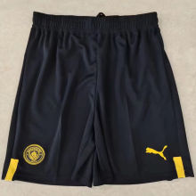 2022/23 Man City Black Shorts Pants