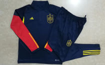 2022/23 Spain Royal Blue Sweater Tracksuit