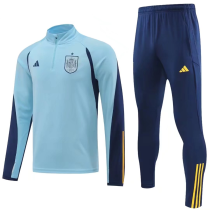 2022/23 Spain Light Blue Sweater Tracksuit