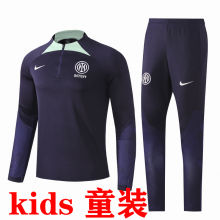 2022/23 In Milan Black Kids Sweater Tracksuit