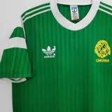 1990 Cameroun Home Green Retro Soccer Jersey