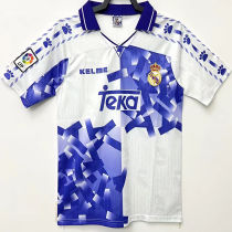 1996/97 RM White Third Retro Soccer Jersey