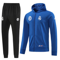 2022/23 RM Blue Hoody Zipper Jacket Tracksuit