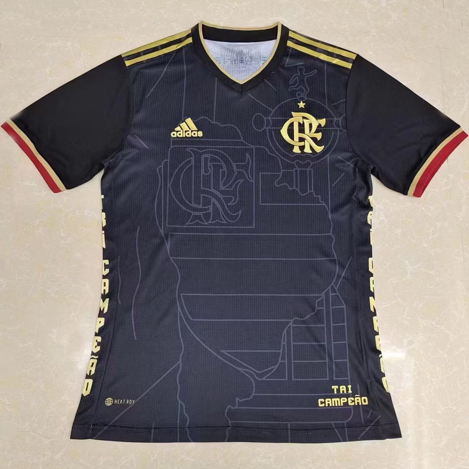 Adidas Flamengo Home 2023 Libertadores 2022 Champion Patch Jersey