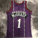 1998/99 Toronto Raptors MCGRADY #1 Purple Retro NBA Jerseys 热压