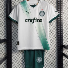 2023/24 Palmeiras Away White Kids Soccer Jersey