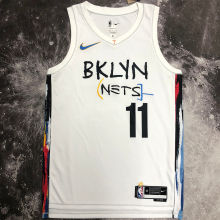 Nets IRVING #11 White City Edition NBA Jerseys