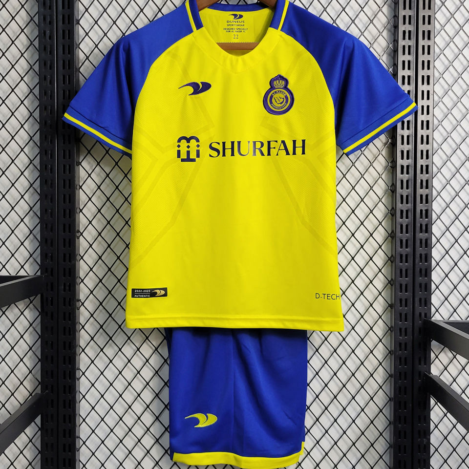 Al Nassr Home Jersey Kit 2022/23 (Jersey+Shorts)