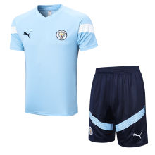 2022/23 Man City Light Blue Short Training Jersey(D770)