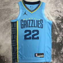 2023 Grizzlies BANE #22  Blue NBA Jerseys