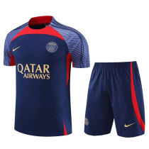 2023 PSG Navy Blue Short Training Jersey(A Set)