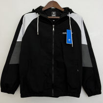 2023 Ad~  Black Windbreaker