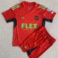 2023/24 LOS Angeles FC  Goalkeeper Red Kids Soccer Jersey