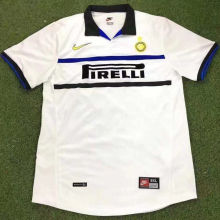 1998/99 In Milan Away White Retro Soccer Jersey