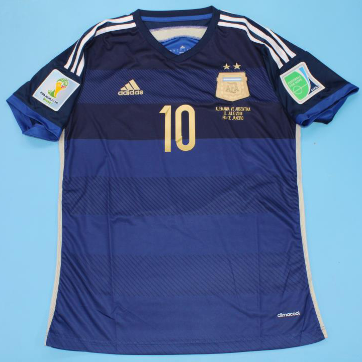 Retro 2014 Argentina Away Soccer Jersey