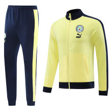 2023/24 Man City Light Yellow Jacket Tracksuit