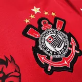 2011/12 Corinthians Third Red Retro Soccer Jersey