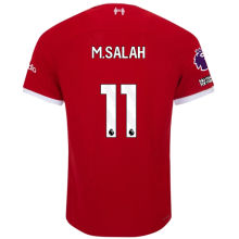 M.SALAH #11 LFC Home Fans Jersey 2023/24 (League New Font）