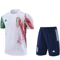 2023/24 Italy White Short Training Jersey(A Set)