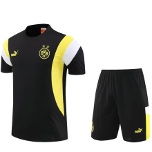 2023/24 BVB Black Short Training Jersey(A Set)