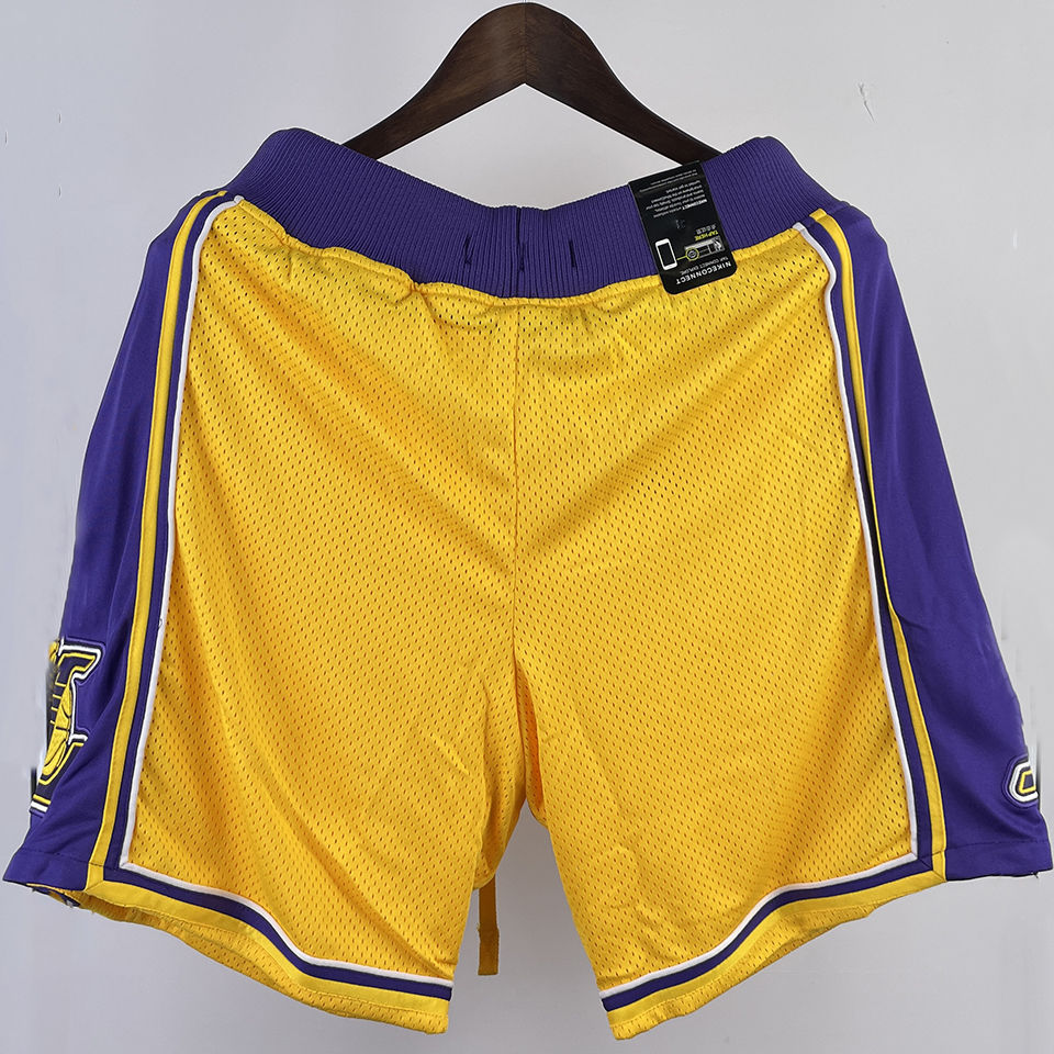 2023/24 Lakers Yellow NBA Pants