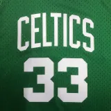 Celtics BROD #33 Retro Green NBA Girl Jersey