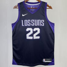 Suns AYTON  #22 Purple City Edition  NBA Jerseys