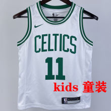 Celtics IRVING #11 White Kids NBA Jersey 热压