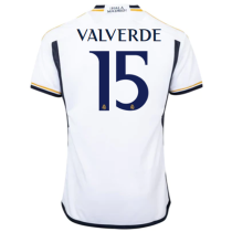 VALVERDE #15 RM Home 1:1 Quality Home Fans Jersey 2023/24