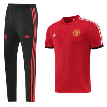 2023/24  M Utd Red POLO Training Tracksuit