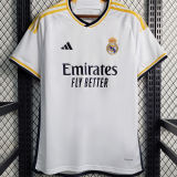 2023/24 RM Home 1:1 Quality Home White Fans Soccer Jersey