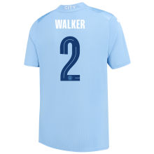 WALKER #2 Man City 1:1 Home Blue Fans Jersey 2023/24 (UCL Font)