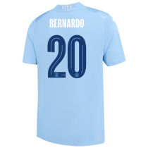 BERNARDO #20 Man City 1:1 Home Blue Fans Jersey 2023/24 (UCL Font)