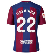 RAPHINHA #22 BA 1:1 Quality Home Fans Jersey 2023/24 (LaLiga Font 西甲字体)