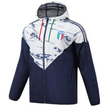 2023/24 Italy Sapphire Blue Windbreaker