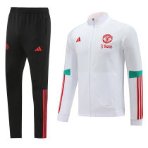 2023/24 M Utd White Jacket Tracksuit