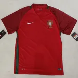 2016 Portugal Home Retro Soccer Jersey