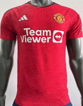 2023/24 M Utd Home Red Player Version Soccer Jersey