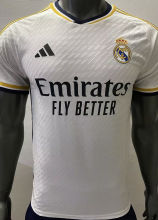 2023/24 RM Home White Player Version Soccer Jersey