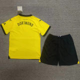2023/24 BVB Home Yellow Kids Soccer Jersey