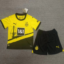 2023/24 BVB Home Yellow Kids Soccer Jersey