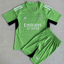 2023/24 RM Goalkeeper Green Kids Soccer Jersey