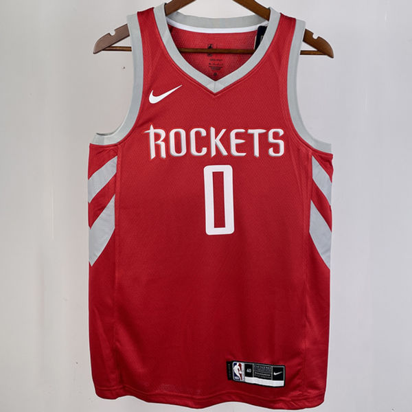 Rockets  WESTBROK #0 Red NBA Jerseys