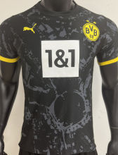 2023/24 BVB Away Black Player Version Jersey