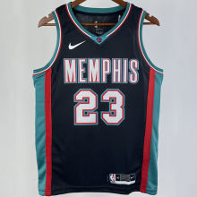 Grizzlies ROSE #23 Black Retro NBA Jerseys