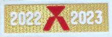 Spain Laliga 2022-2023 Champion Patch  2022-2023 中间 红色 金条 You can buy it alone OR tell us which jersey to print it on