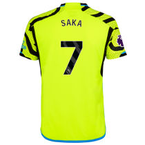SAKA #7 ARS 1:1 Quality Away Fans Jersey 2023/24 (League Font)