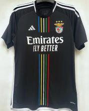 2023/24 Benfica 1:1 Quality Third Black Fans Soccer Jersey