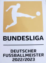 Bundesliga BFC Champion Gold Patch 2022/2023 德甲金臂章 (You can buy it alone OR tell us which jersey to print it on. )