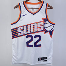 2023/24 Suns AYTON #22 White NBA Jerseys
